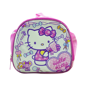 ست 12 در 1 کوله پشتی چرخدار 40 سانتی هلو کیتی مدل Rainbow Max - Backpack - Trolly Bag - Promotion Items 12 in 1 - Hello Kitty _کیف مدرسه
